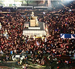  بزرگترین تجمع مخالفان ریاست جمهوری در کوریای جنوبی